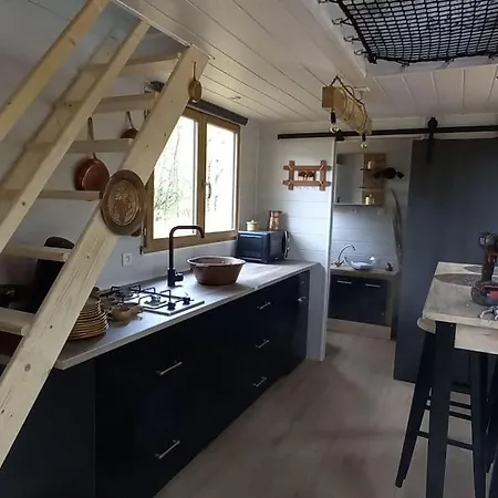 Mini Maison Tiny House Et Son Bain Nordique Figeac