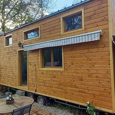 Mini Maison Tiny House Et Son Bain Nordique Semesterbostad Figeac