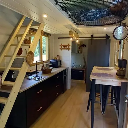 Mini Maison Tiny House Et Son Bain Nordique * פיג'אק