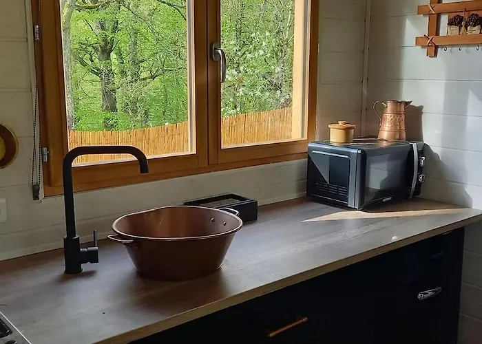 Nyaraló Mini Maison Tiny House Et Son Bain Nordique *