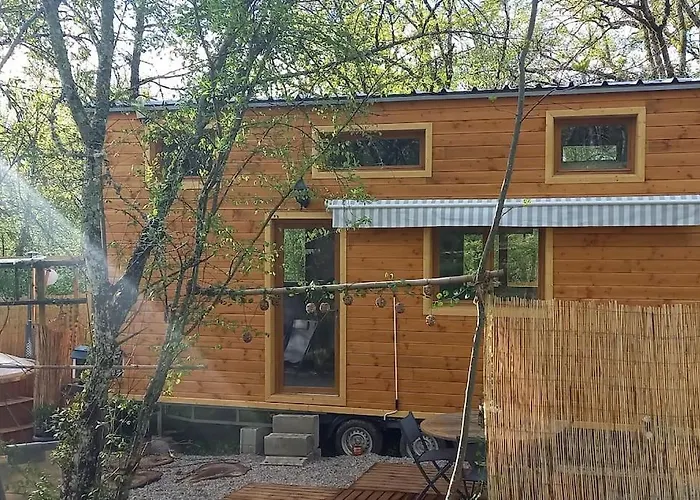 Mini Maison Tiny House Et Son Bain Nordique